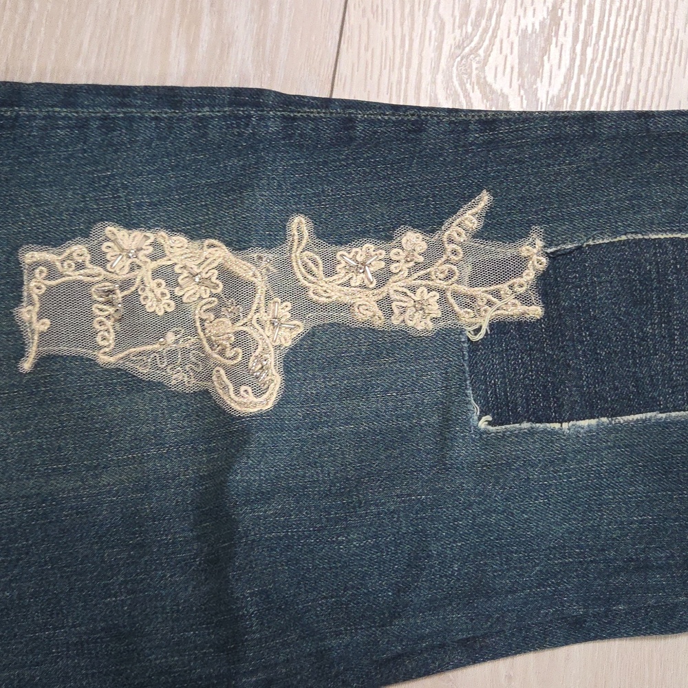 Ralph Lauren Blue Denim Jeans with Brown Label - Picture 2 of 7